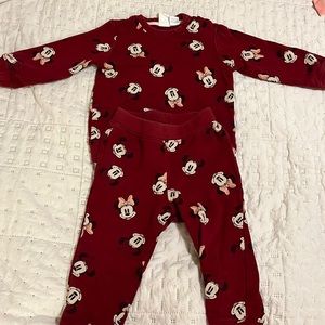 H&M mickey sweatsuit 12-18 months